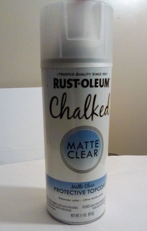 NEW Rust-Oleum Chalked Ultra Spray Paint, 11 Ounce,Matte Clear FREE SHIPPING