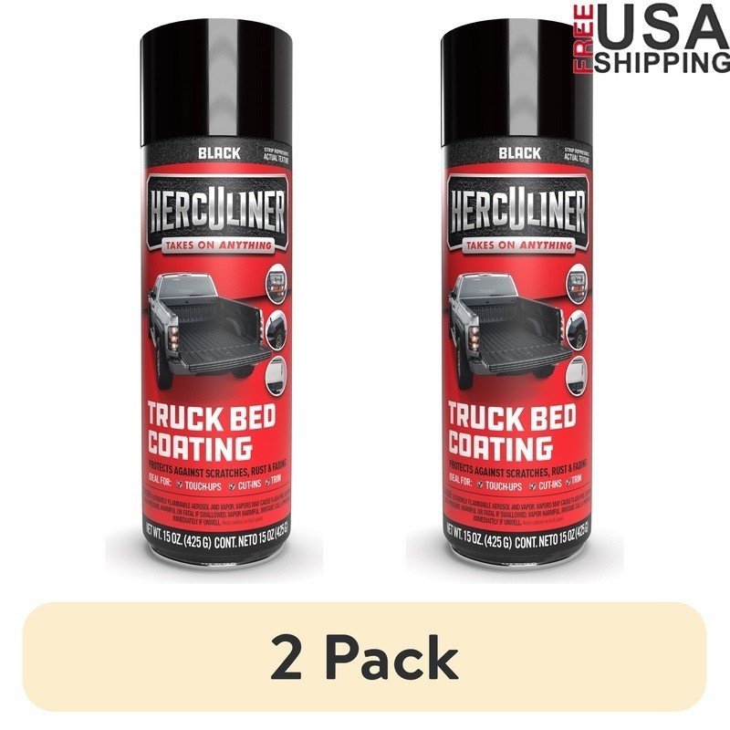 Truck Bed Protective Aerosol Scratch Rust Fade Coating Touch Up Trim 15oz New