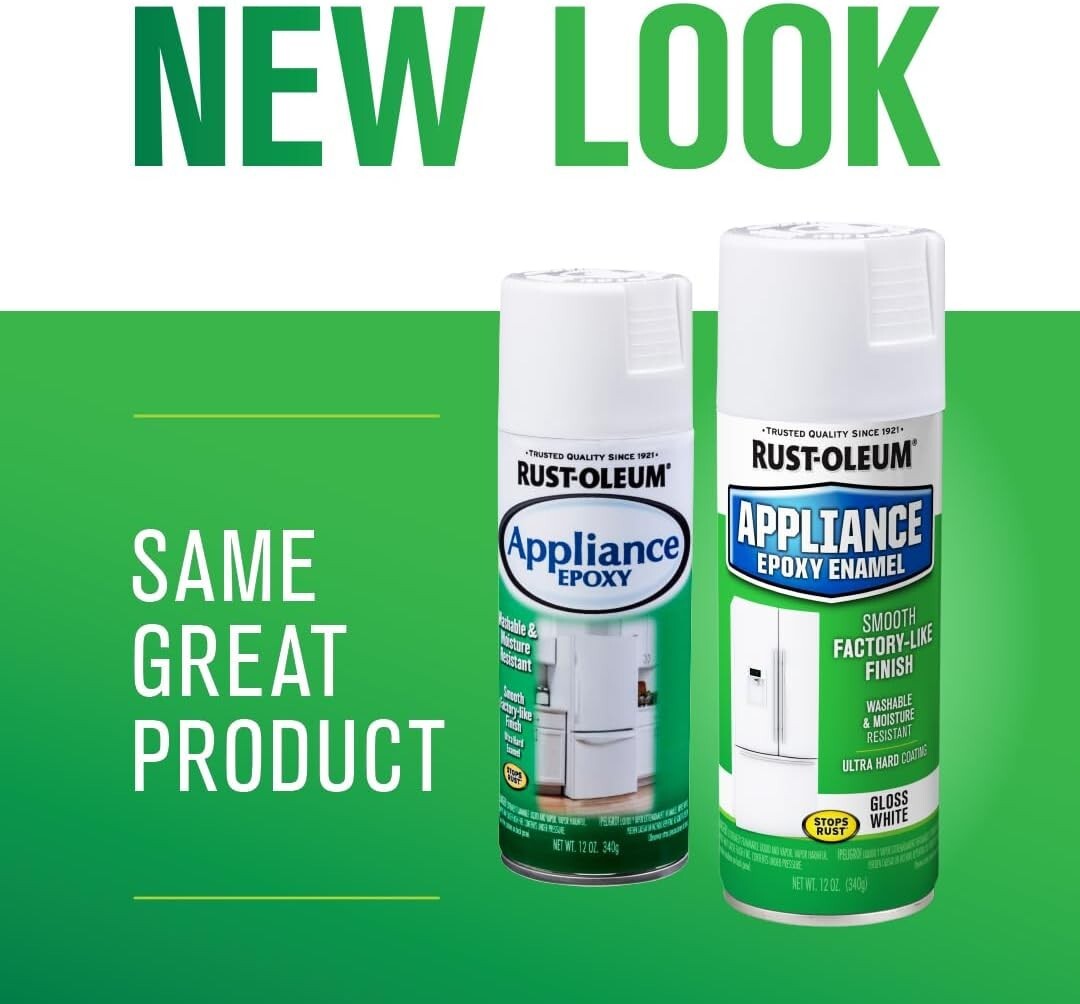 Rust-Oleum 7881830 Specialty Appliance Epoxy Spray Paint, 12 oz, White, NEW !!!!