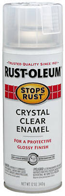 Rust-Oleum 7701-830 Spray Enamel, Clear, 12-oz. – Quantity 6