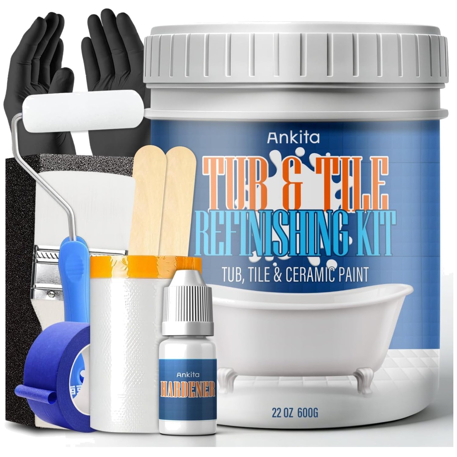 High Gloss Tub Refinishing – Easy Application