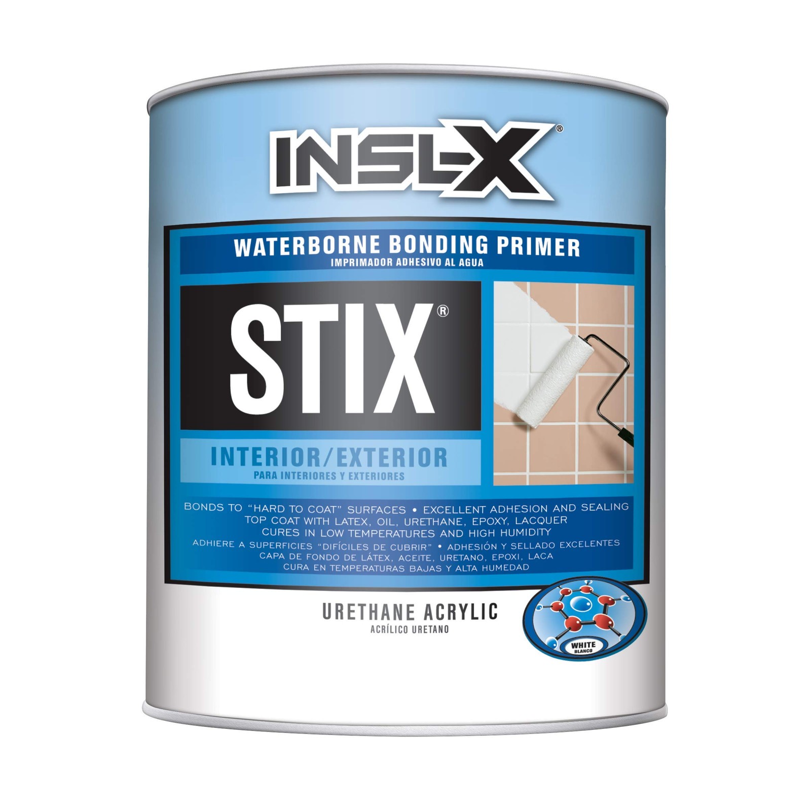 SXA11009A-04 Stix Acrylic Waterborne Bonding Primer, 1 Quart, White