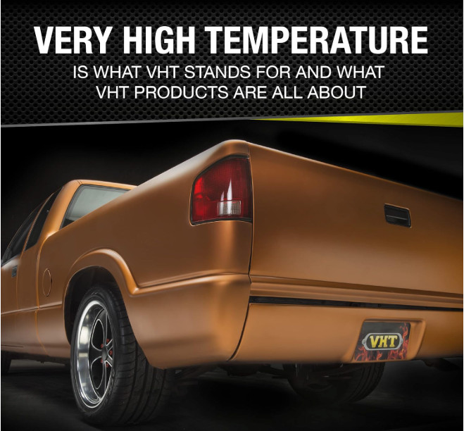 VHT SP109 High Temperature Flame Proof FLAT RED Header Spray Paint – 11oz