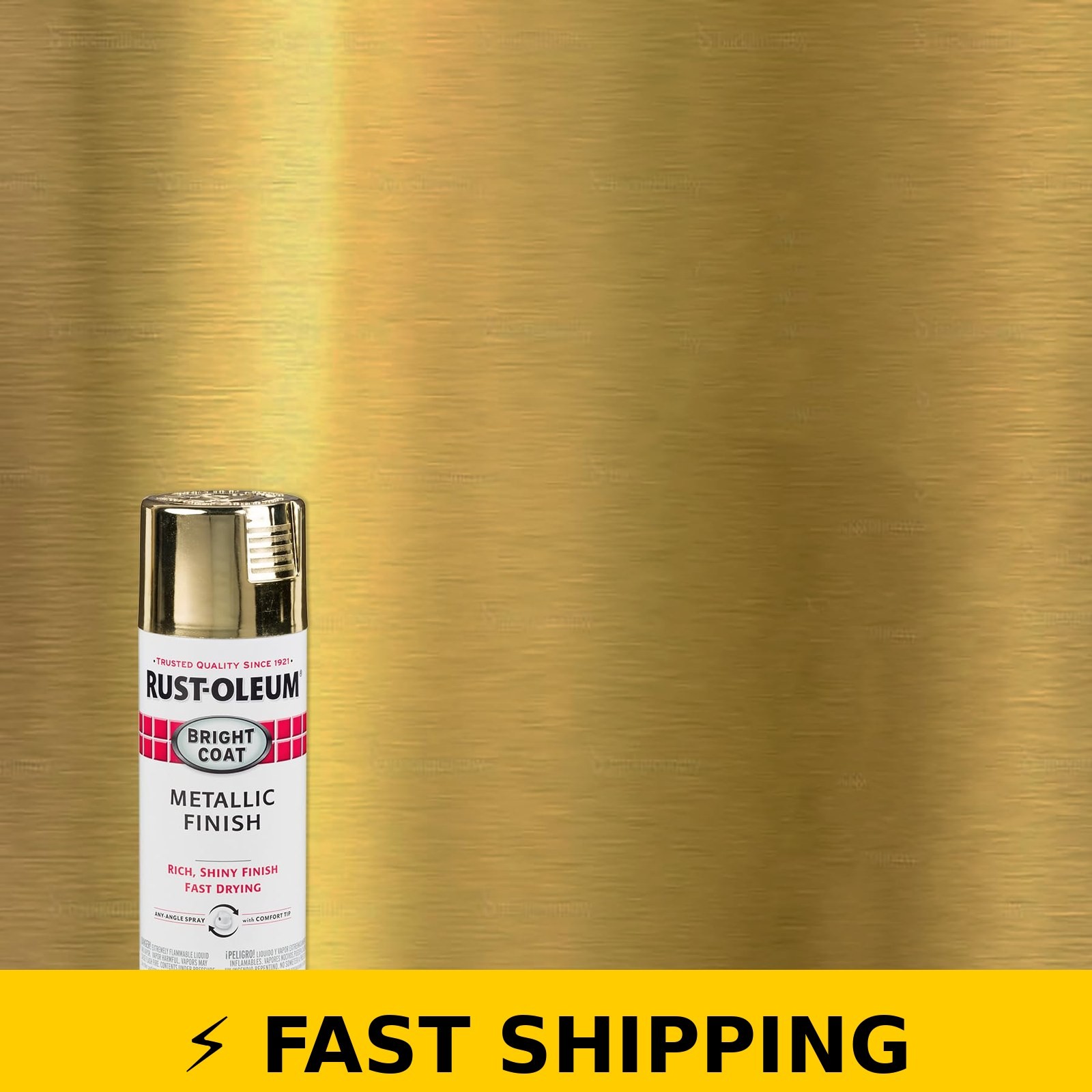 Rust-Oleum Stops Rust Metallic Spray Paint 11oz Gold