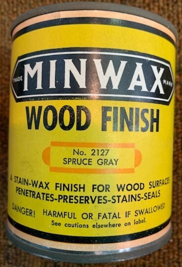 MINWAX SPRUCE GRAY INTERIOR OIL BASED WOOD FINISH STAIN #2127 PINT