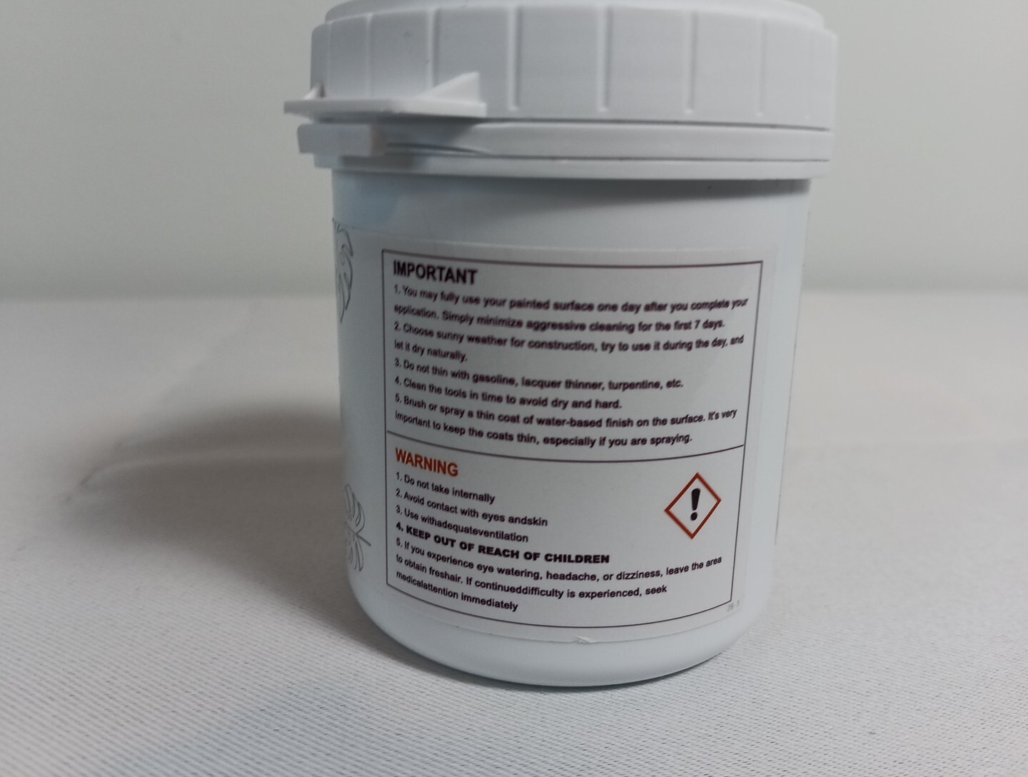 Paint “Cionia Multi Surface One 5 Ounce Container, Black, Paint & Primer In One.