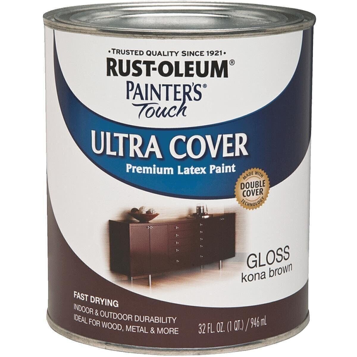 RustOleum Kona Brown Latex Paint