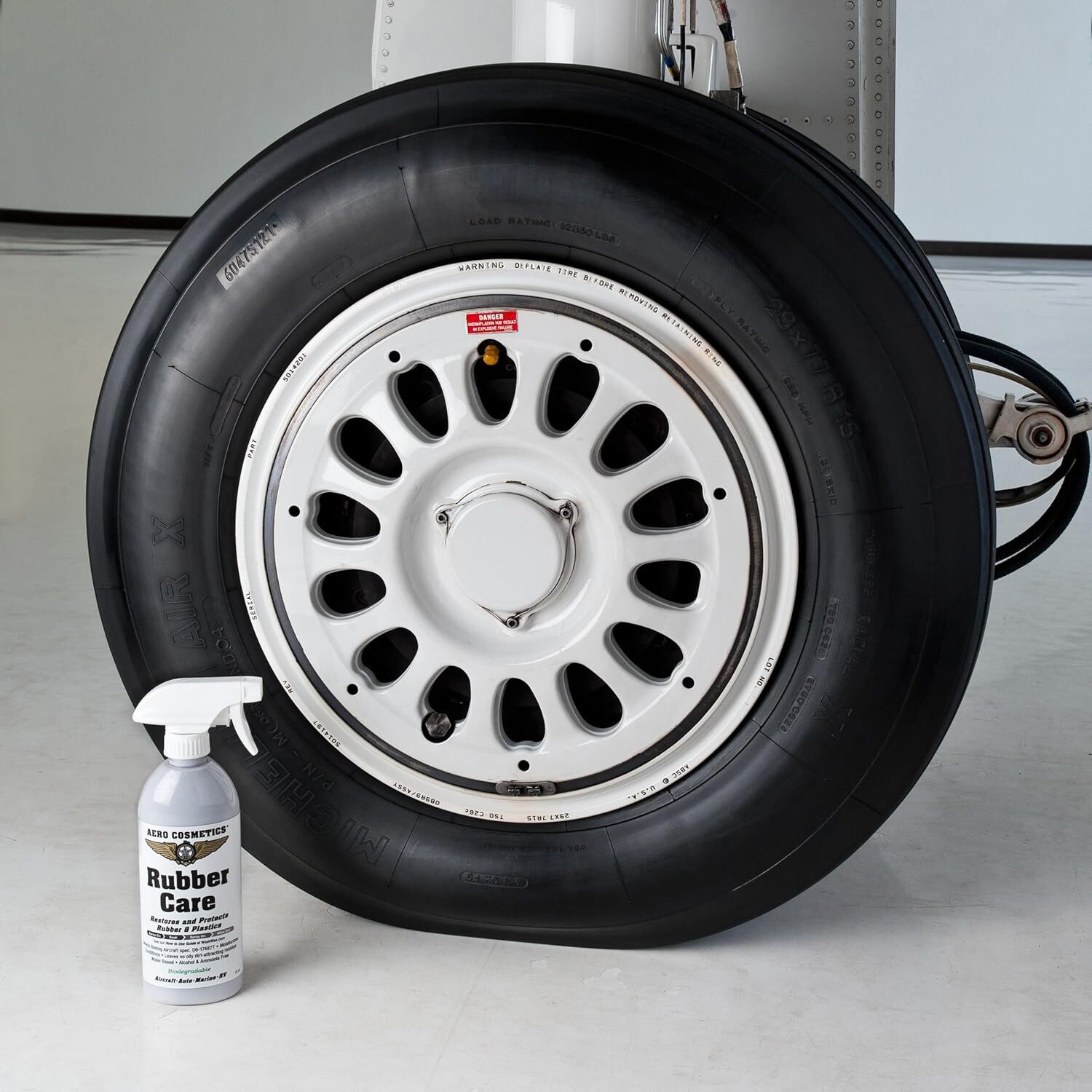 Ceramic Tire Dressing Protector, No Tire Shine, No Dirt or Brake Dust Attracting