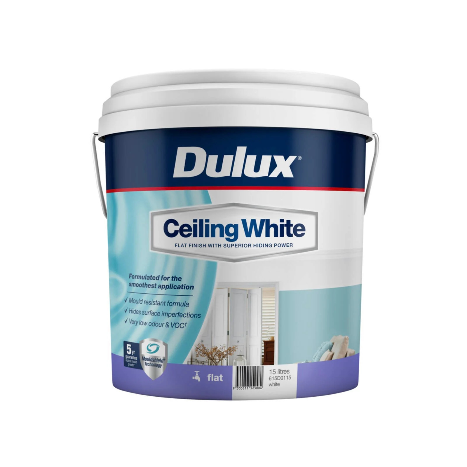 Dulux 15L White Ceiling Paint