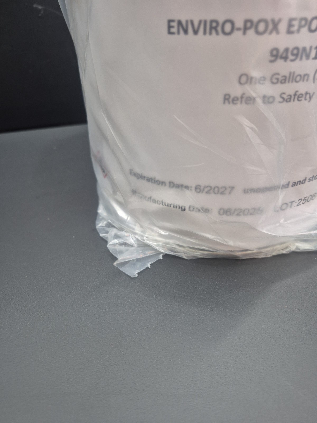 Enviro-pox Epoxy Mastic Black Industrial Coating One Gallon 949N1681B