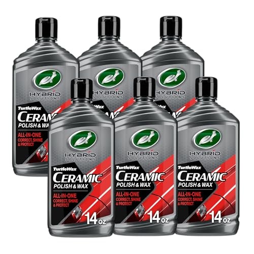 Hybrid Solutions Ceramic Car Polish and Wax, Light 14 Fl Oz (Pack of 6)