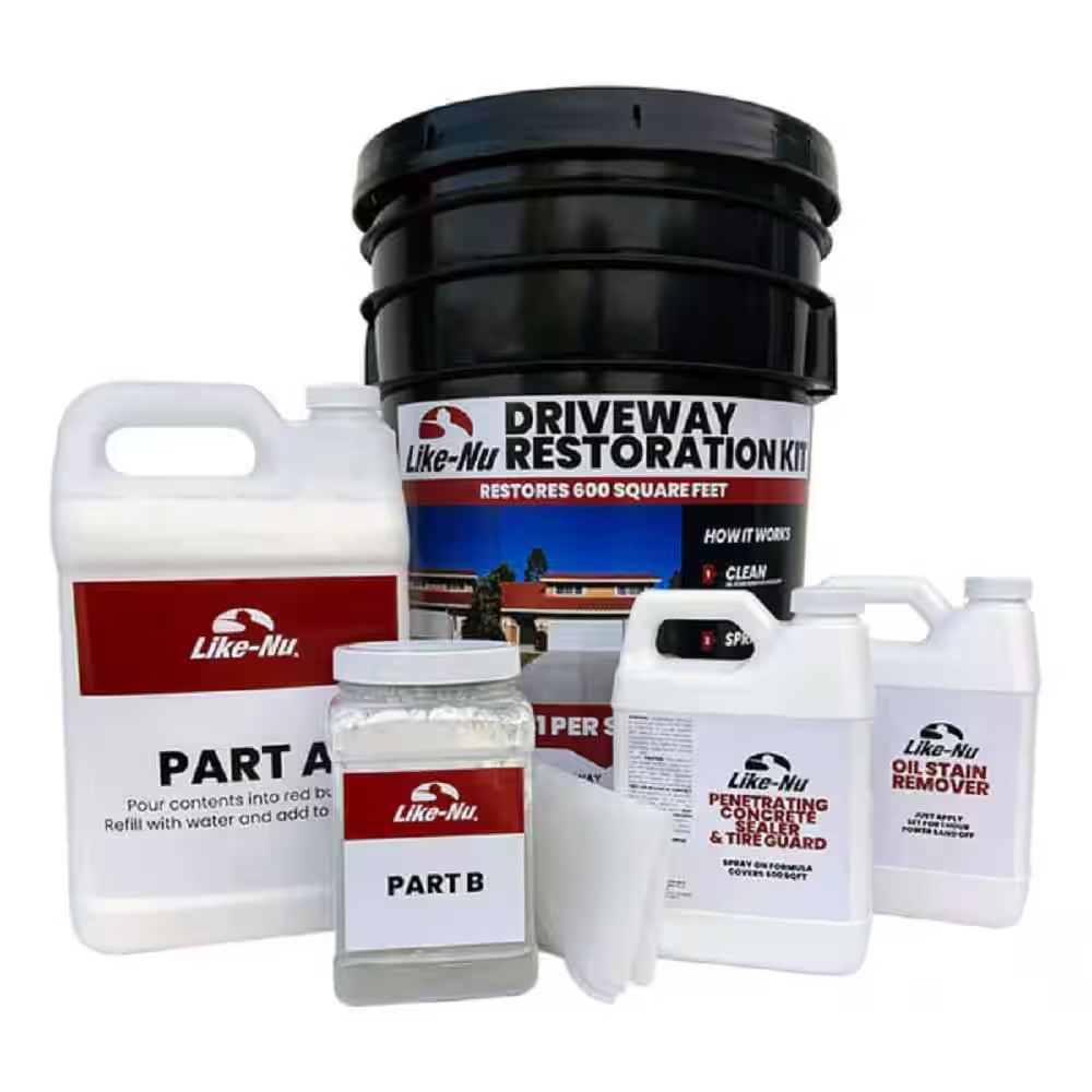 600 Sq. Ft. Driveway Spray on Concrete Mix/Resurfacer