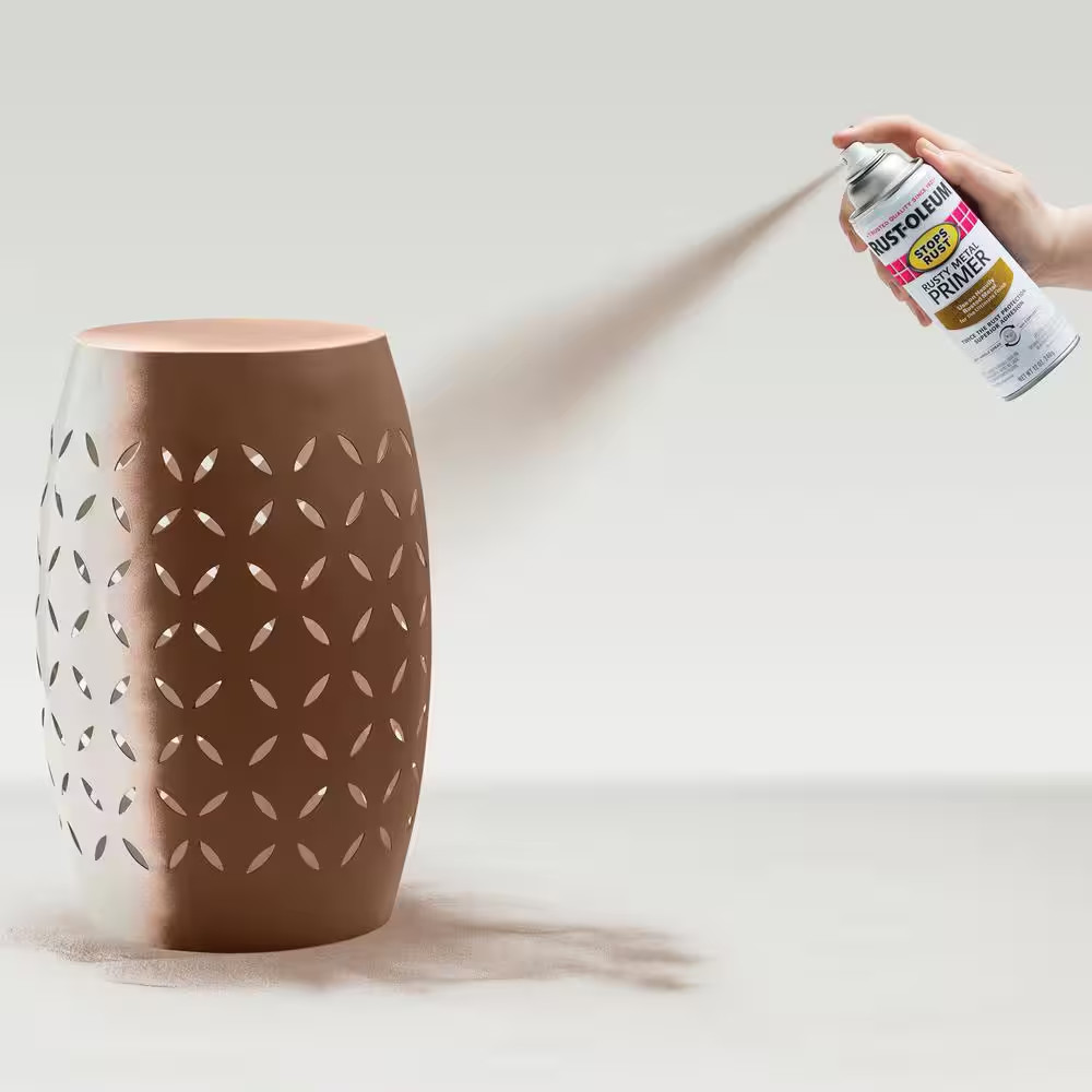 12 Oz. Flat Rusty Metal Primer Spray (6-Pack)