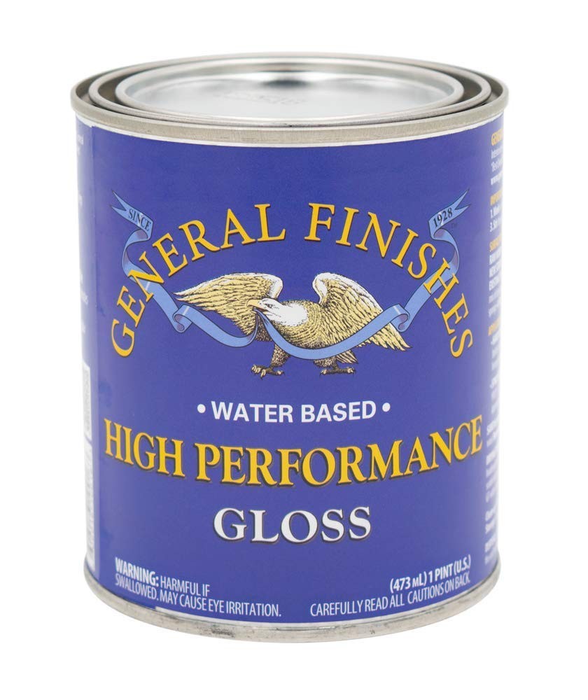 High Performance Water Based Topcoat, 1 Pint, Gloss