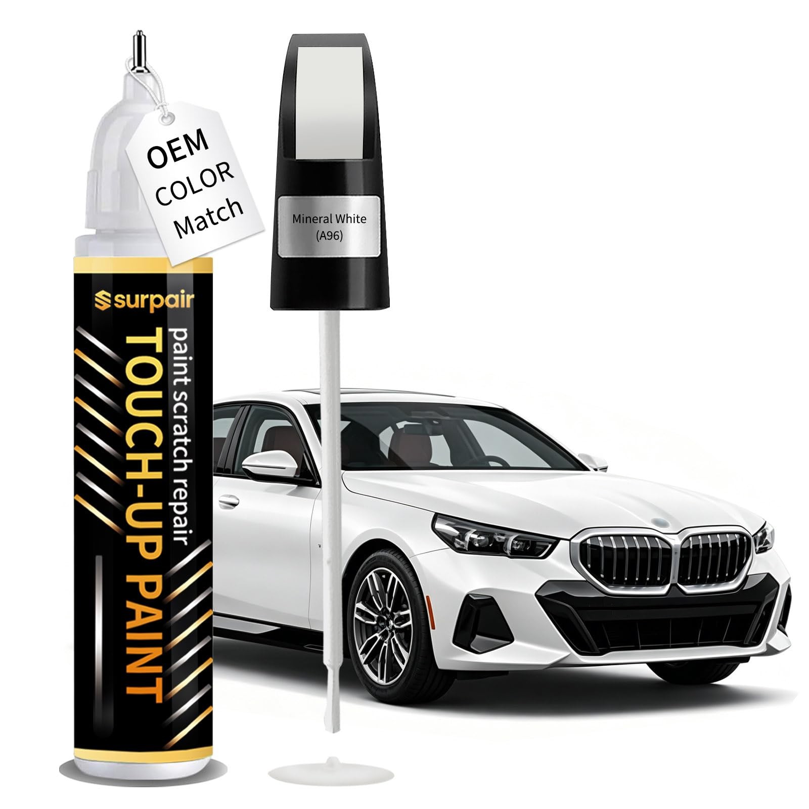 Surpair BMW Mineral White A96 Touch Up Paint