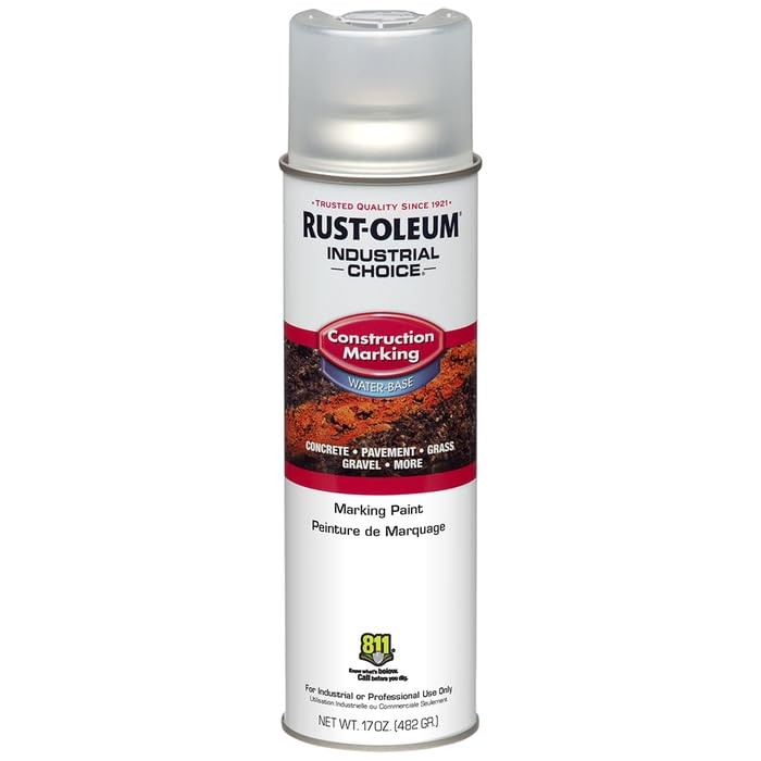 Rust Oleum 12 Pack 17 Ounce Construction Marking Paint Fast Dry Durable Lines