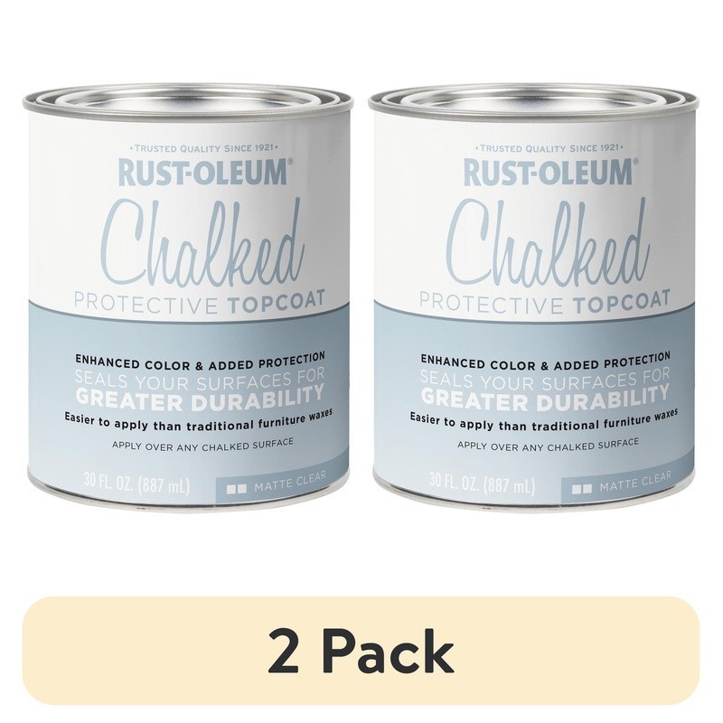 Chalked Matte Interior Topcoat Easy Apply Low Odor Durable Finish 1 Quart New