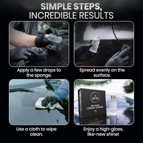 Ceramic Coating PRO 10H – Self-Healing | Long lasting for 2 cars+ | Advanced