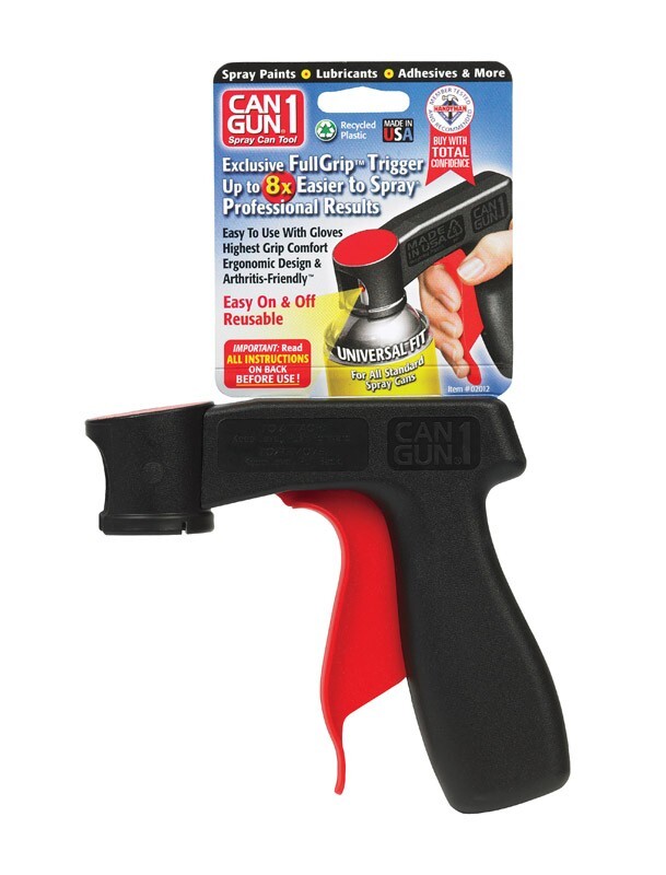 Can Gun 1 Spray Can Gun Tool Universal Fit Easy On & Off Reusable Made in USA