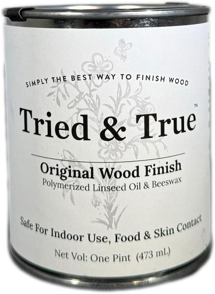 Original Wood Finish Pint Linseed Oil & Beeswax Blend Woodworking Projects