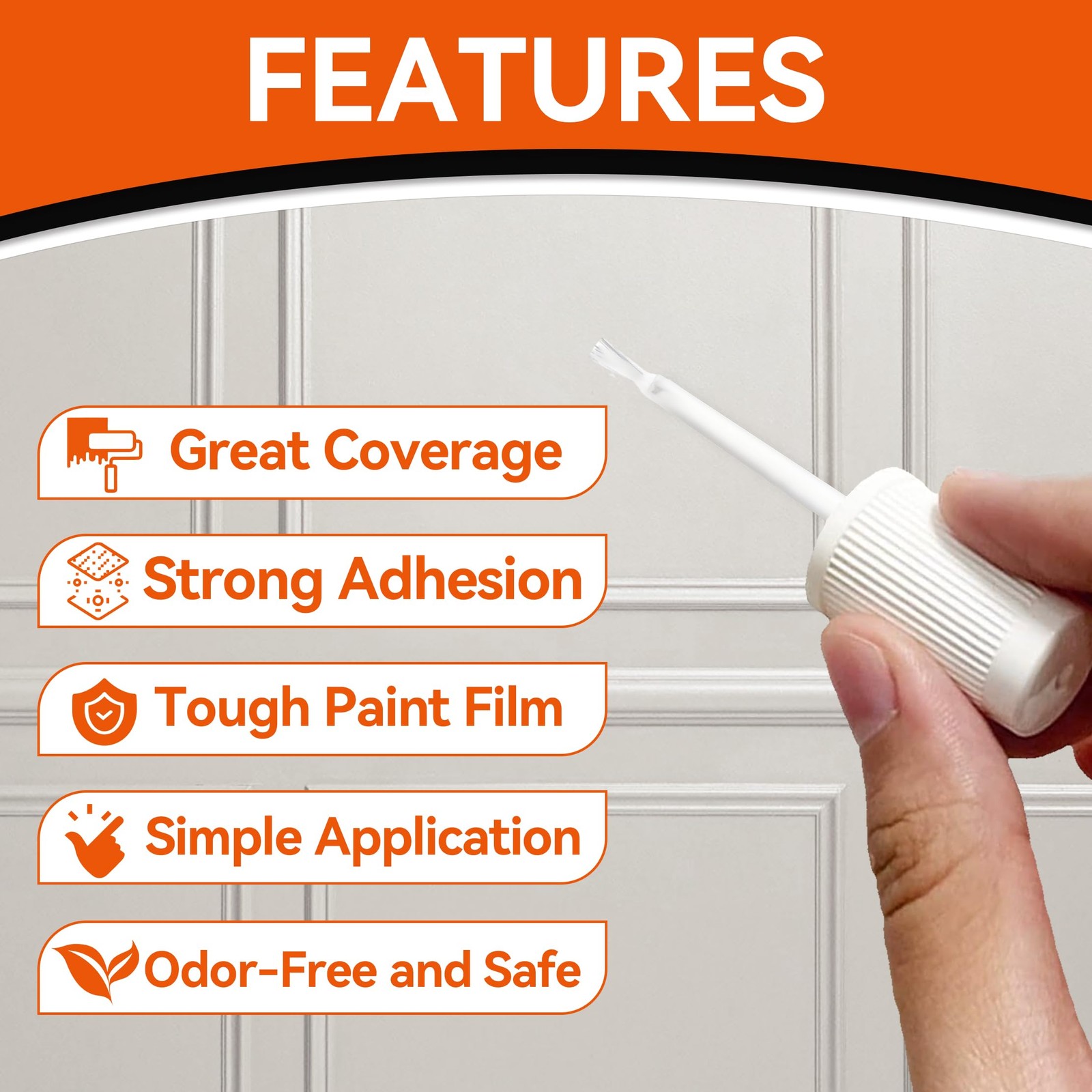 White Touch Up Paint, Appliance Kitchen Cabinet Bathtub Paints for Wall, 30ML…