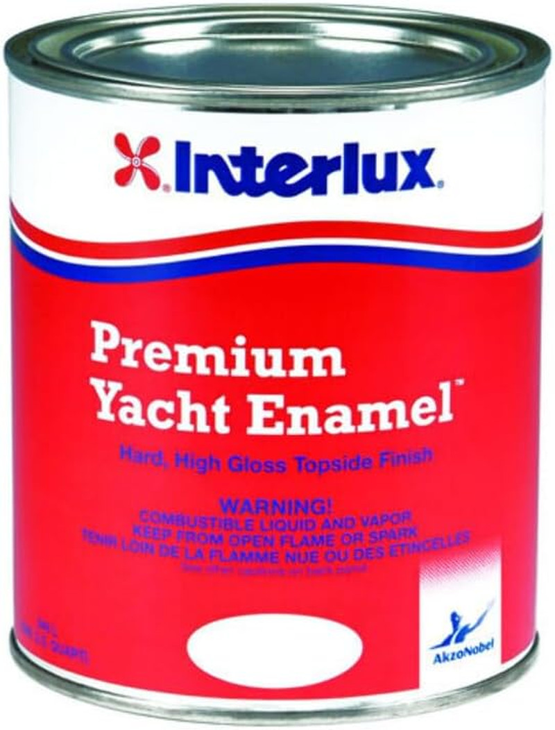 Interlux Y220/QT Yacht Enamel – Semi Gloss White, Quart High Quality Finish