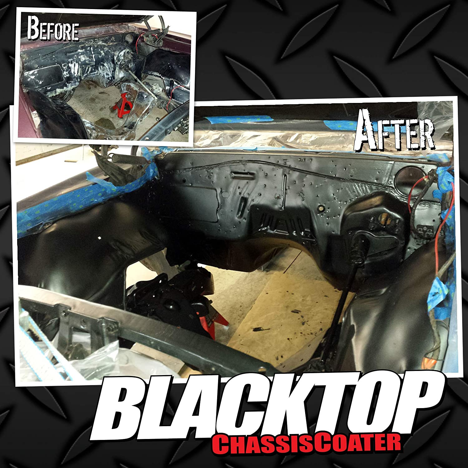 8402 OEM Satin Black Blacktop Chassis Paint – 1 Quart