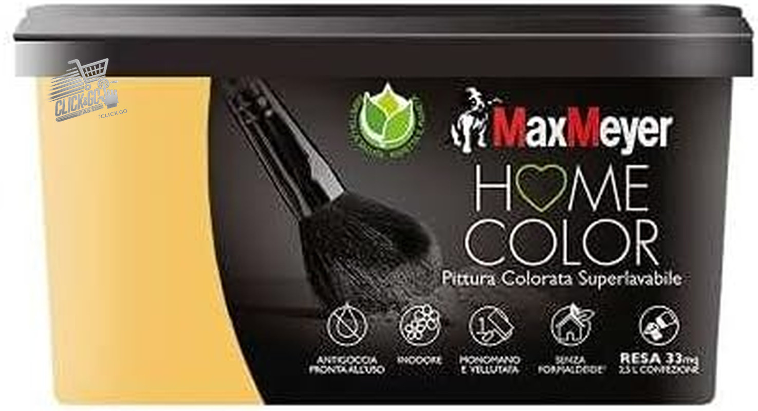 MaxMeyer Washable Mustard Interior Wall Paint 2.5L