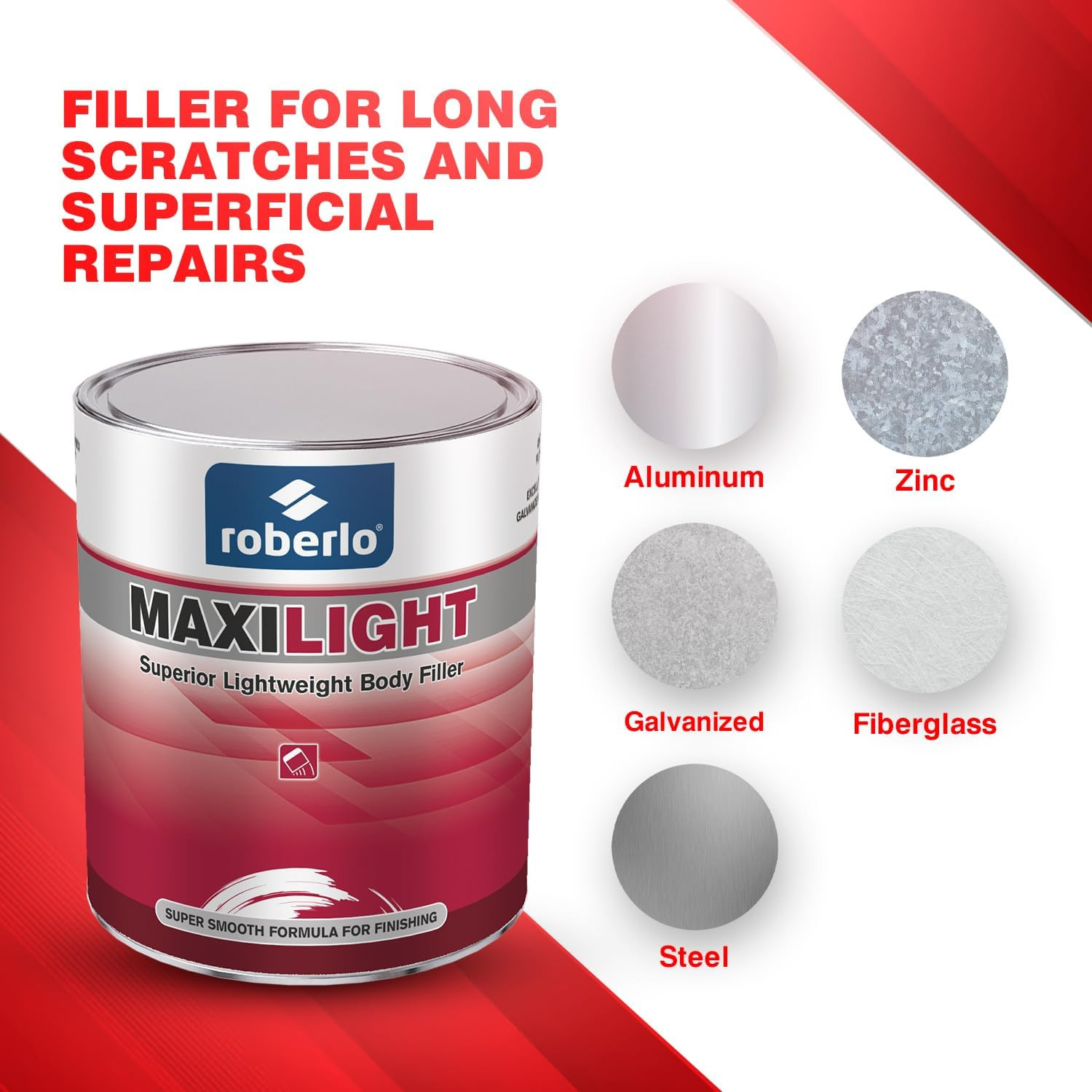 Maxilight Superior Lightweight Auto Body Filler – Easy Application, Super Smooth