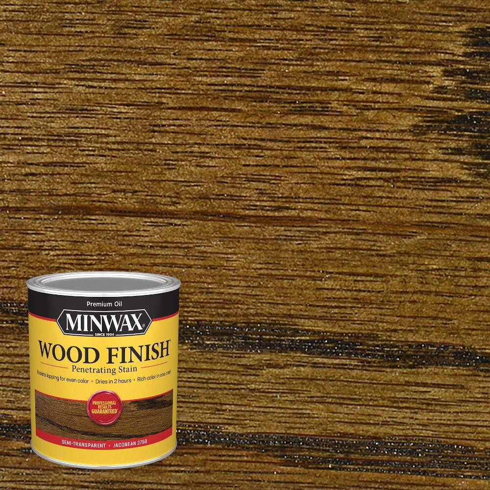 Minwax Jacobean Wood Stain 1 Quart Deep Penetrating Oil Based Finish