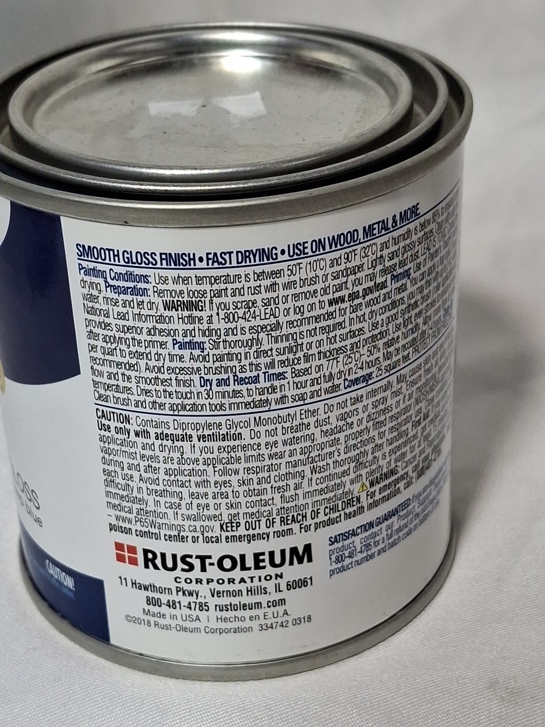 Painter’s Touch Ultra Cover Paint, Deep Blue, 1/2-Pt. – 224423