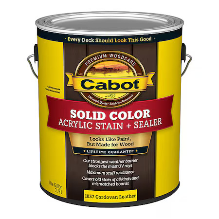 Cabot 140.0001837.007 Solid Color Acrylic Stain + Sealer