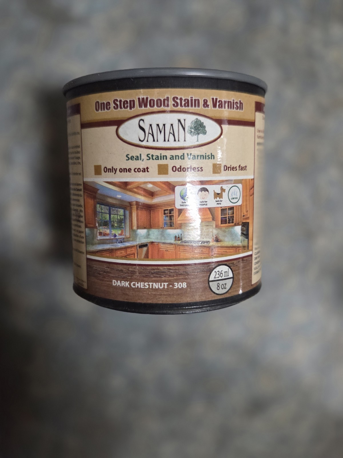Saman Dark Chestnut 308 8 oz