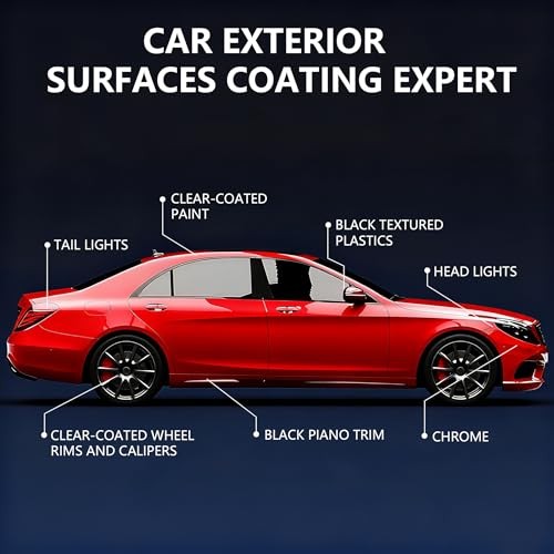 2Pcs*300ML Ceramic Coating Spray for Cars – 3-in-1 High Gloss & Blue*600ML