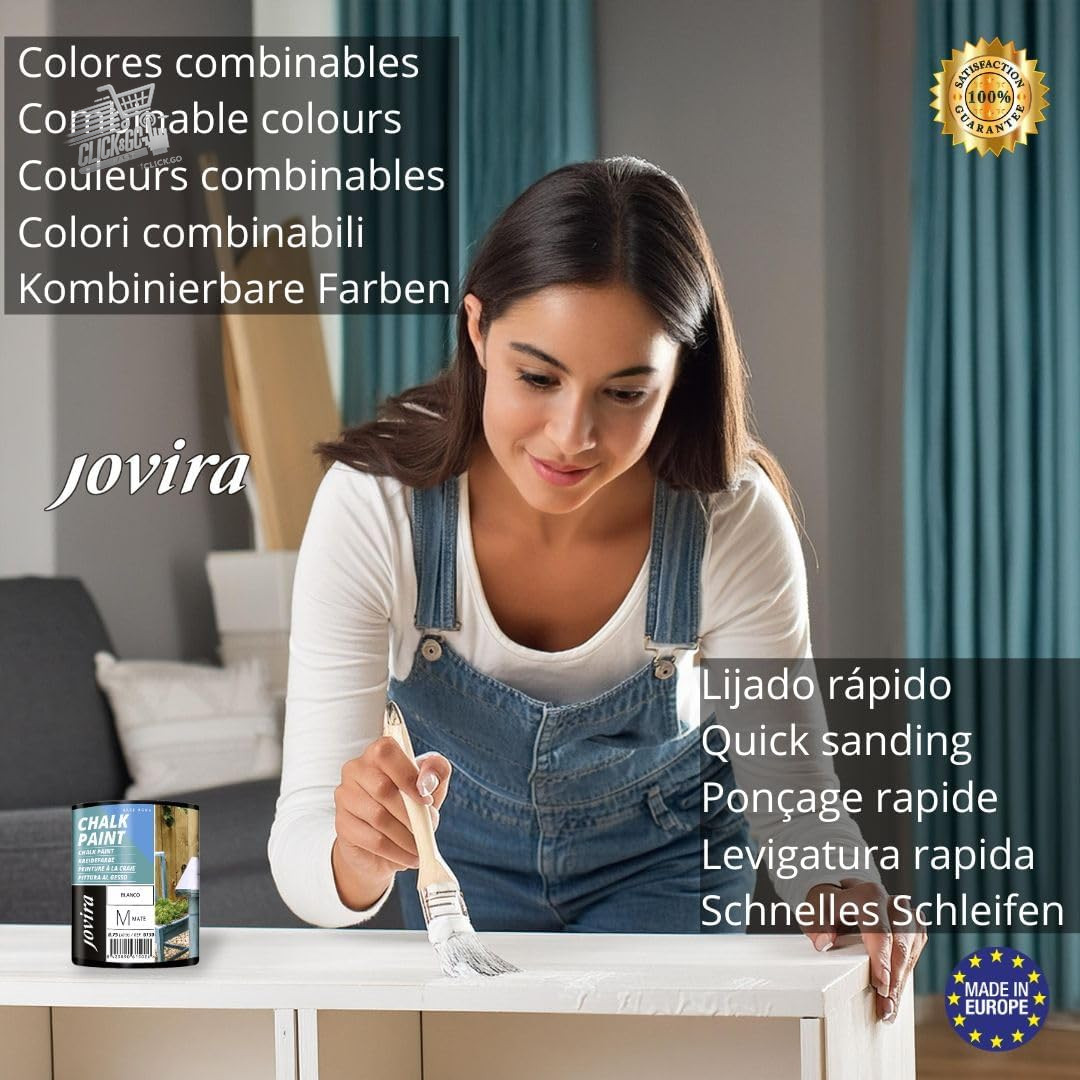 750 Ml Matte Plaster Paint | Water Base, (750 Milliliters, Chalk Paint). A-