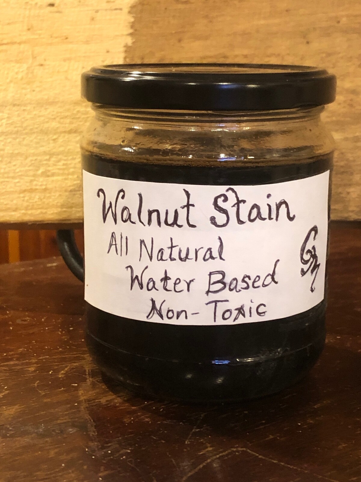 100% Natural WALNUT INK/STAIN~Water Based*Non-Toxic*4 Furniture & Craft Projects