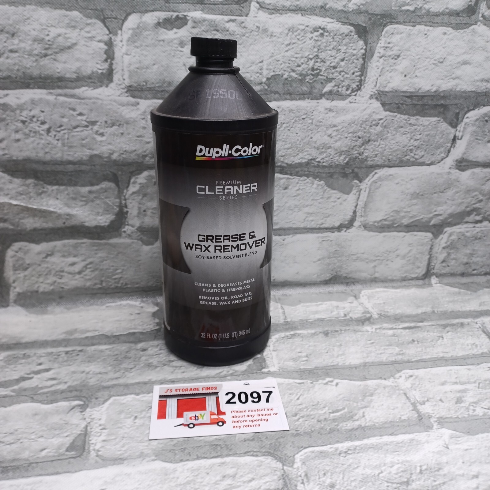 DUPLICOLOR CM543 Soy Based Solvent Blend Grease and Wax Remover -1 quart