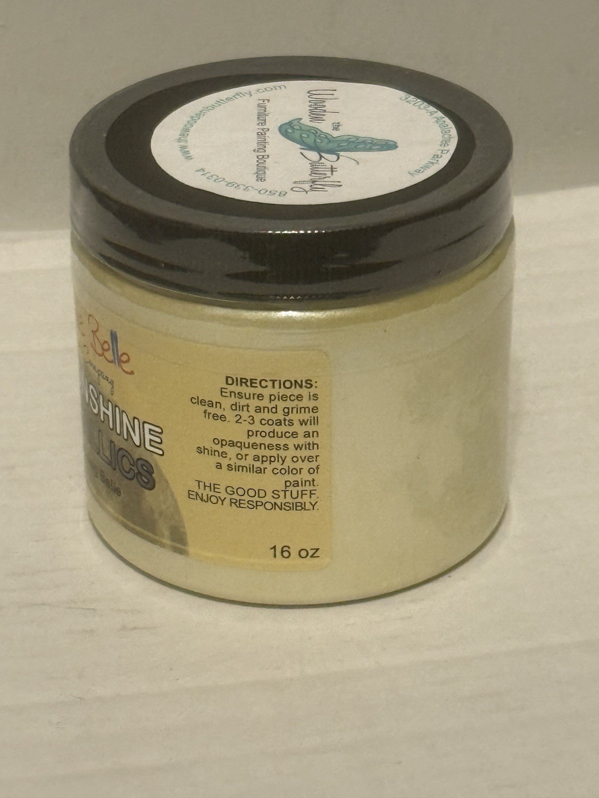 DIXIE BELLE MOONSHINE METALLICS PAINT WEDDING BELLE 16OZ