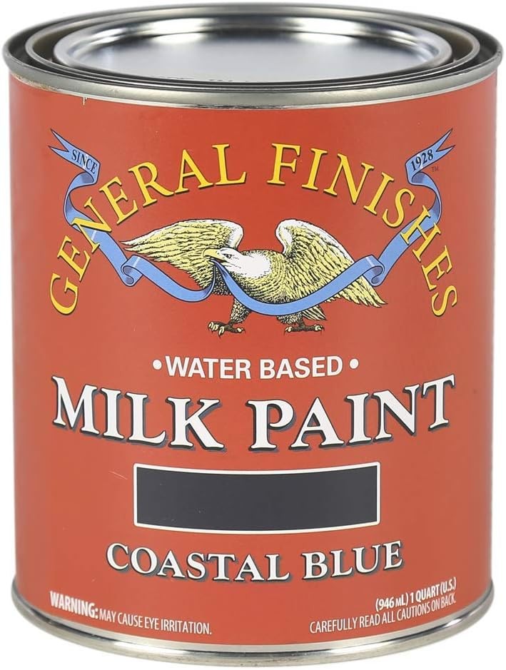 Water Based Milk Paint 1 Quart Coastal Blue