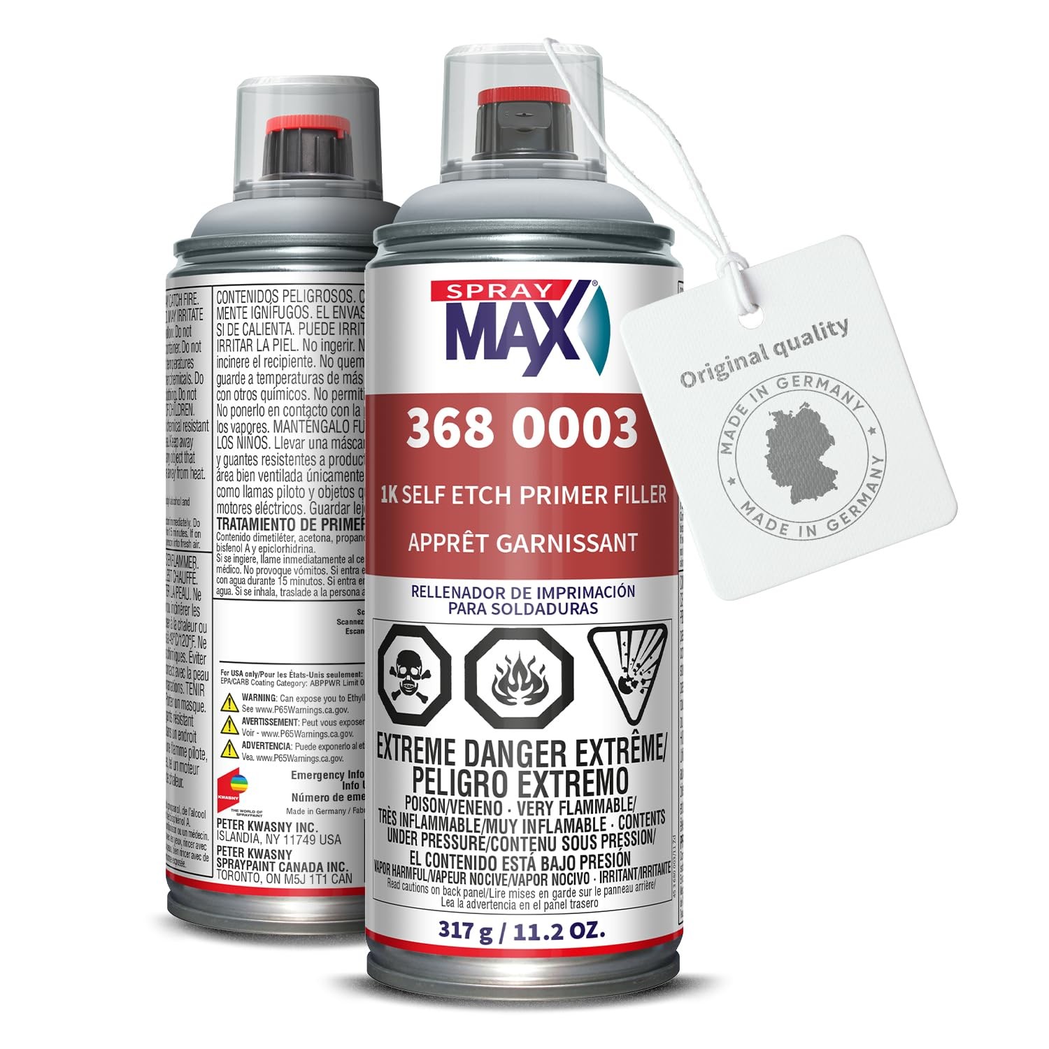 1K Self Etching Primer Filler Light Gray | Professional Self-Etching Primer f…