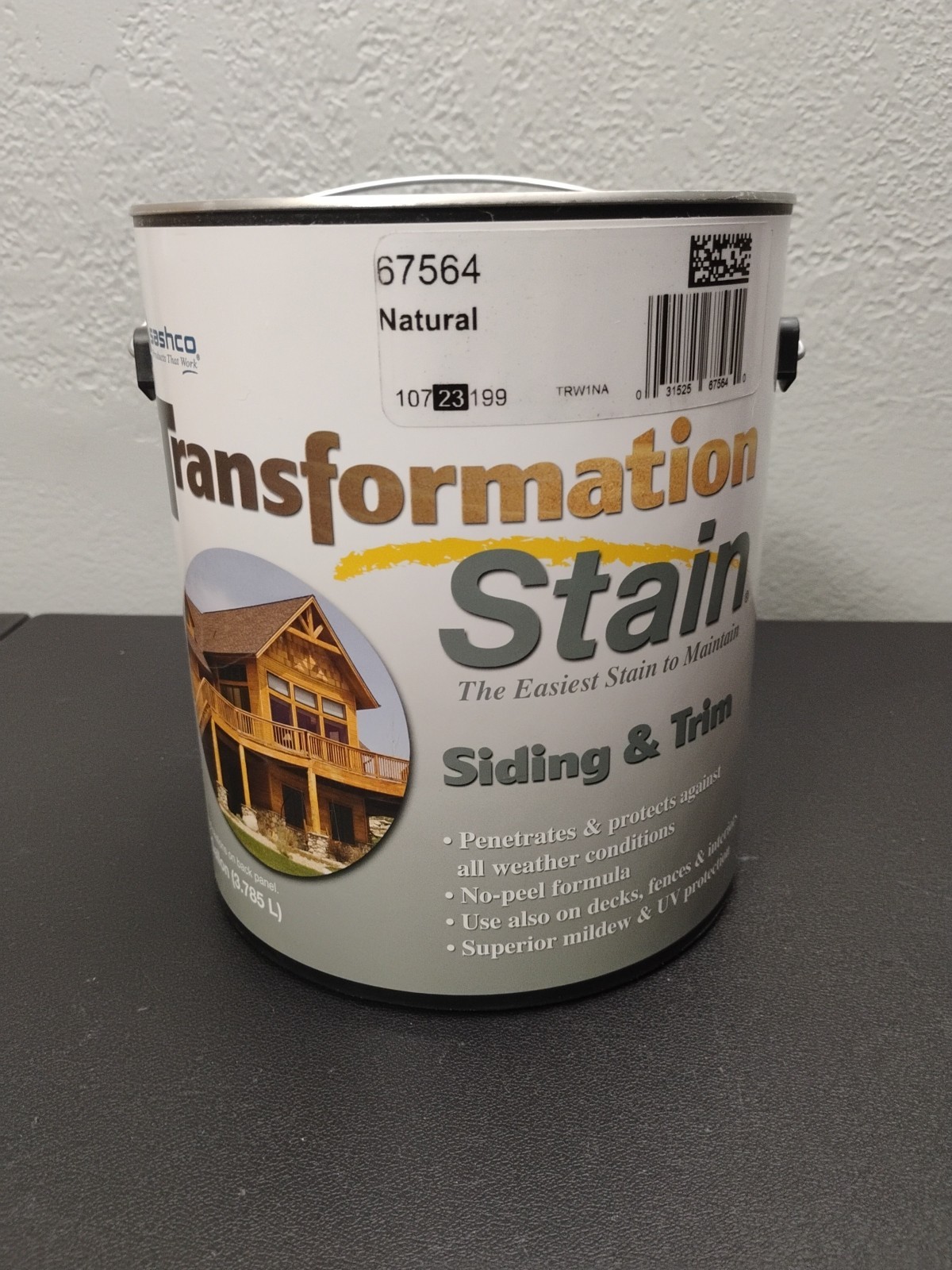 Sashco Wood Stain Transformation Siding & Trim – 1 Gallon – Natural Color New