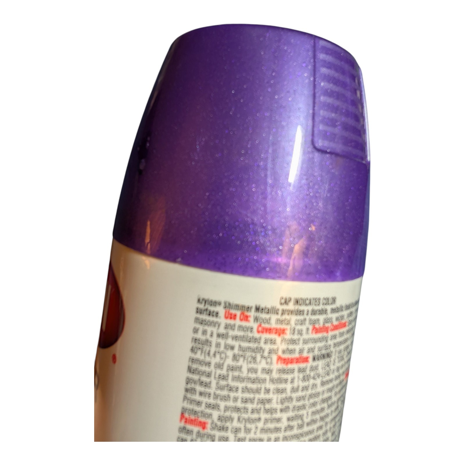 Krylon Candy Grape Shimmer Metallic Paint, 11.5oz – Vibrant & Glossy Finish