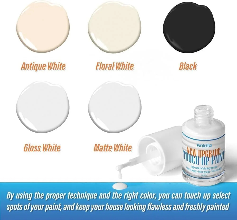 High-Gloss Touch-Up Paint for Sinks and Tubs – Effortless Repairs in Gloss White