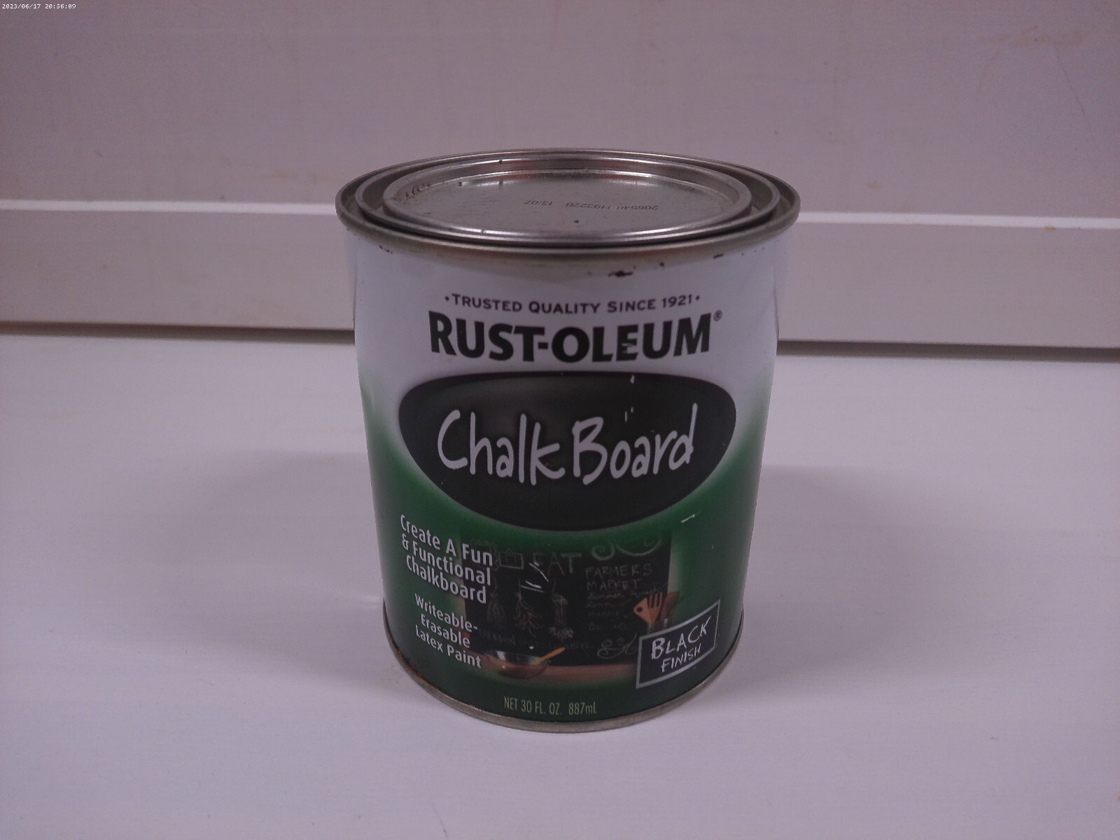 Rust-Oleum Specialty Paint 206540 Chalkboard Brush-On, Black, 30 Fl Oz (1 PACK)
