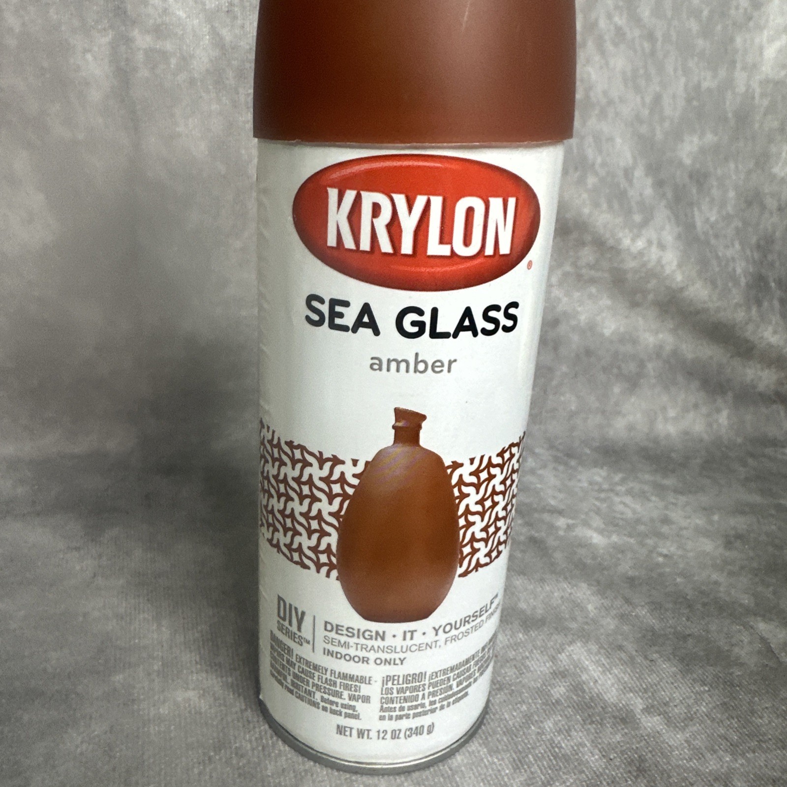 One Can Krylon Sea Glass Spray Paint Amber 12 oz Each DISCONTINUED K09053000