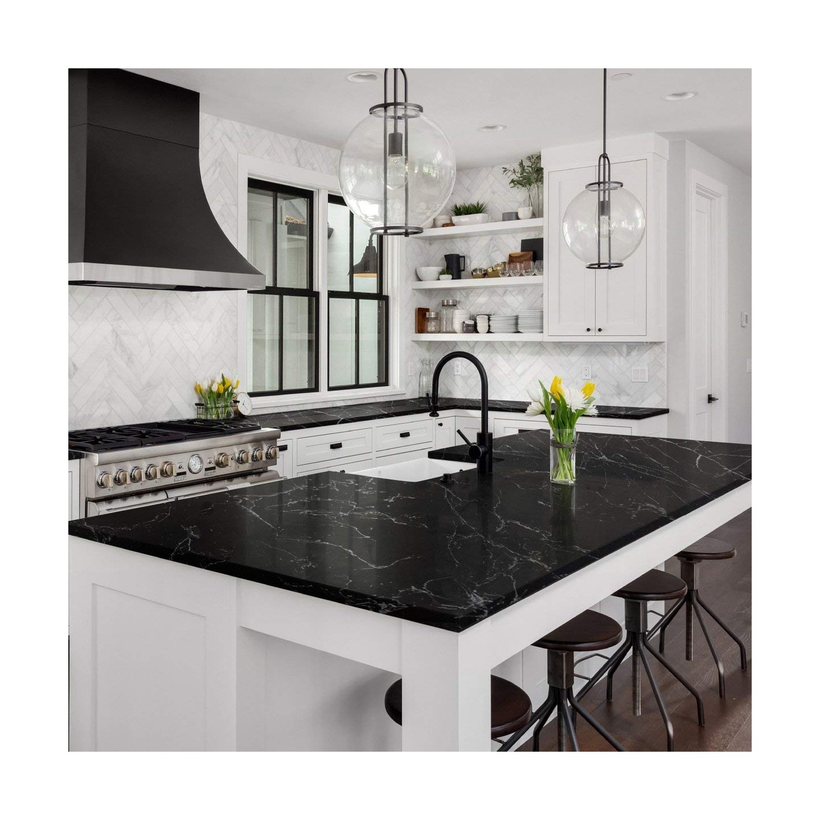 Giani Marble Easy Epoxy Countertop Paint Kit (Belgotta Black) Belgotta Black