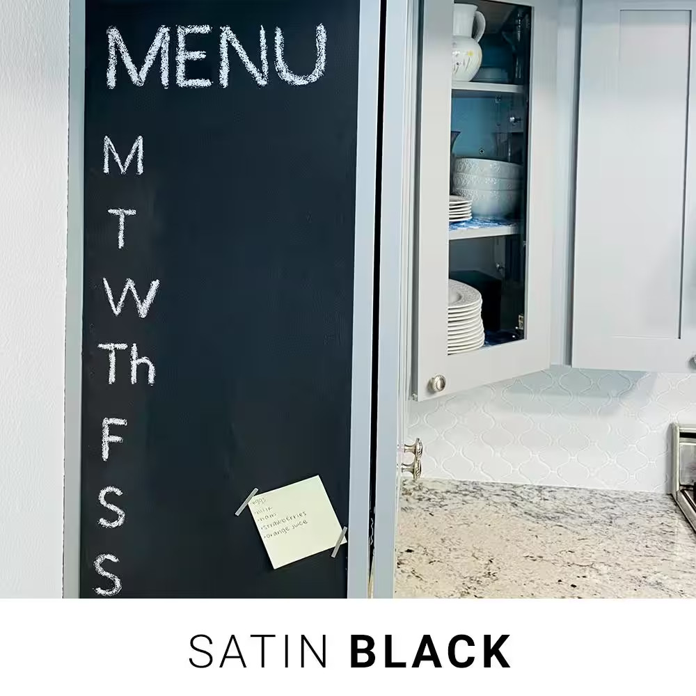 Deco Color 33.8 Oz. Satin Black Magnetic Chalkboard Paint