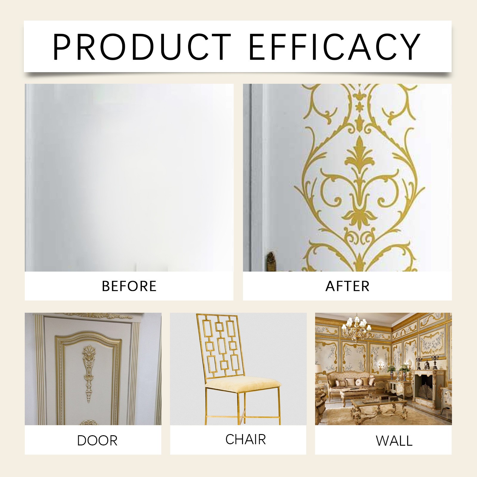 1~3x Water-Based Weather-Resistant Gold Paint,Water Based Gold Leaf Paint 150g