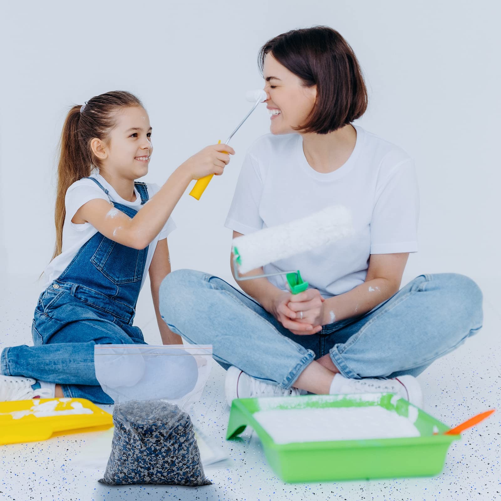 Timtin 700 G/ 1.54 lb Blend Decorative Color Paint Chips Epoxy Flakes Concret…