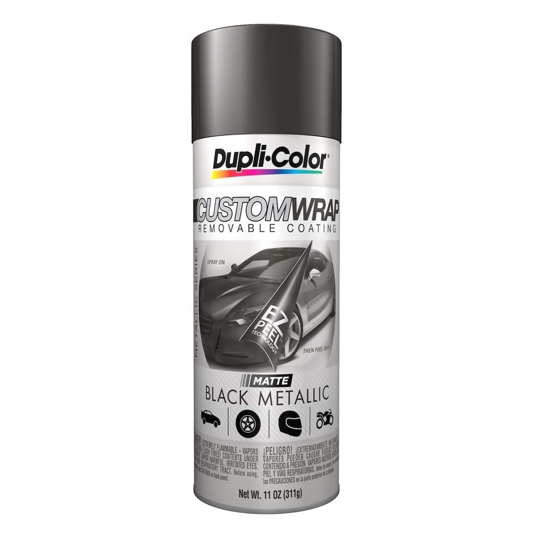 VHT ECWRC8307 Custom Wrap Matte Black Metallic